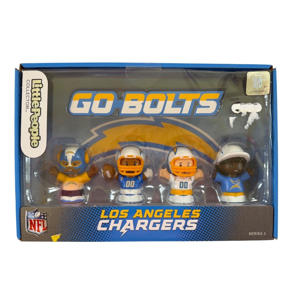 Fisher-Price Little People Collector‎ NFL Los Angeles Chargers Figure Set HNJ53